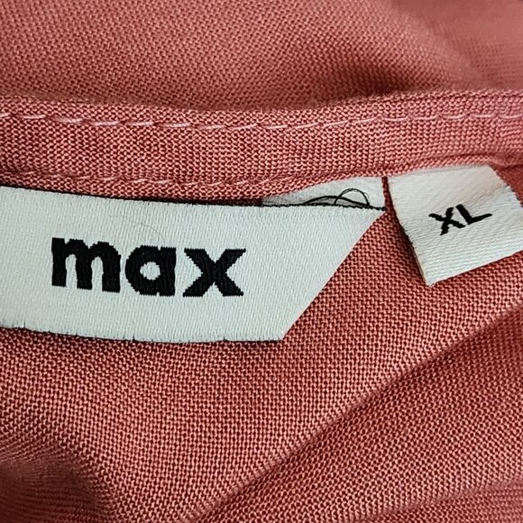 Max Salmon Pink Embroidered Bib Tiered Tunic - Picture 5 of 6